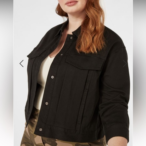 JustFab Black Jacket - Picture 3 of 10